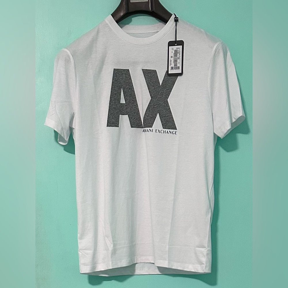 New Armani exchange man T-shirts size medium Cotton